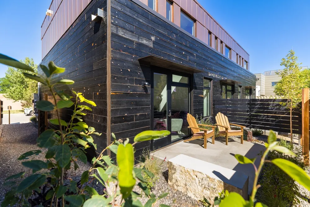 Elegant Santa Fe rental with warm tones and signature New Mexico charm